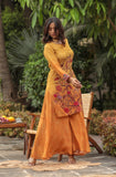 Yellow Life Of Tree Palazzo Set