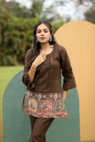 Molly Brown Kalamkari Panel Pure Linen  Co-ord Set