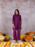 Dreamy Amethyst Peacock Grace Co-ord Set