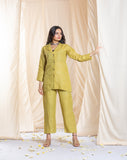 Danica Minted Charm Pure Linen Co-ord Set