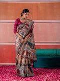 Anaya Mughal Pink Palace Saree