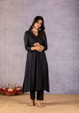 Nupur Kalamkari Black Beauty Suit Set