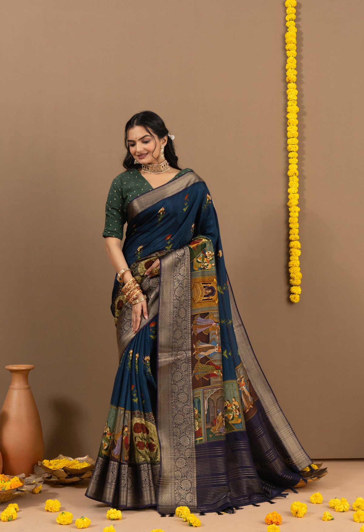 Amolika Neel Saree