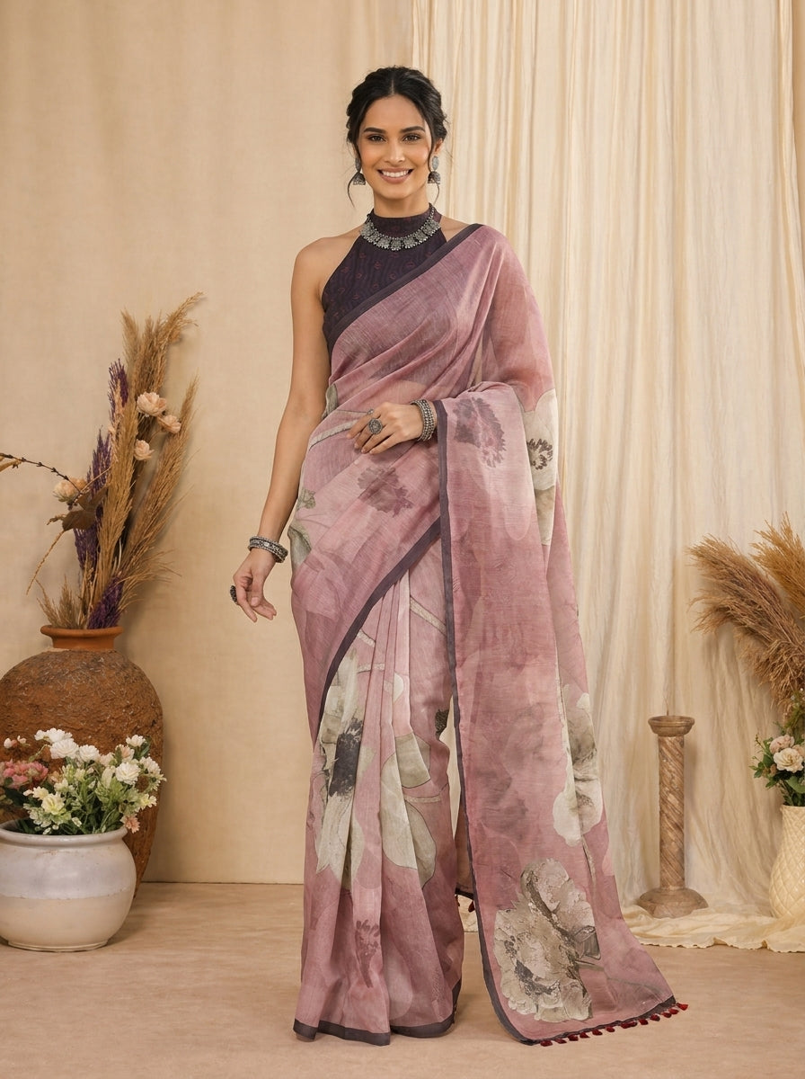 Madhavi Mist Saree