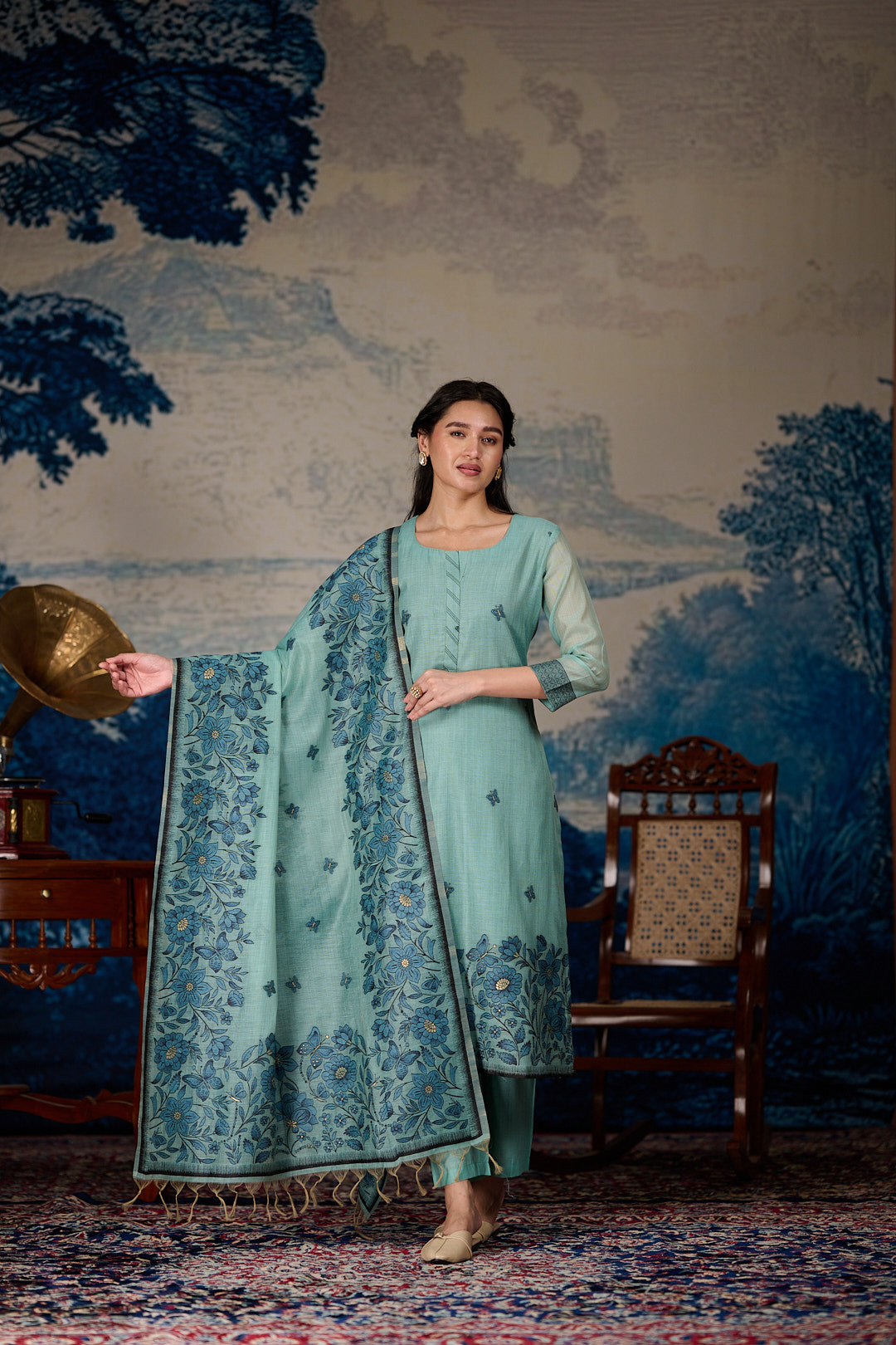Jasmine Floral Suit Set