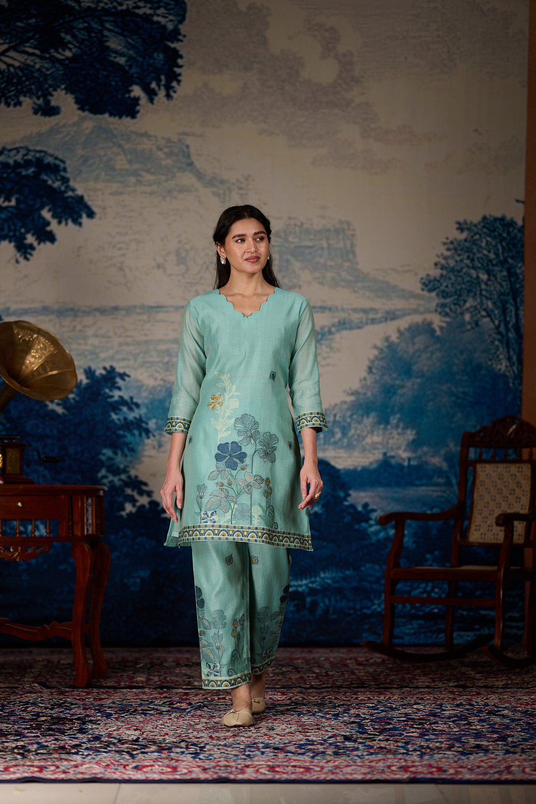 Vihana Blue Kurta Set