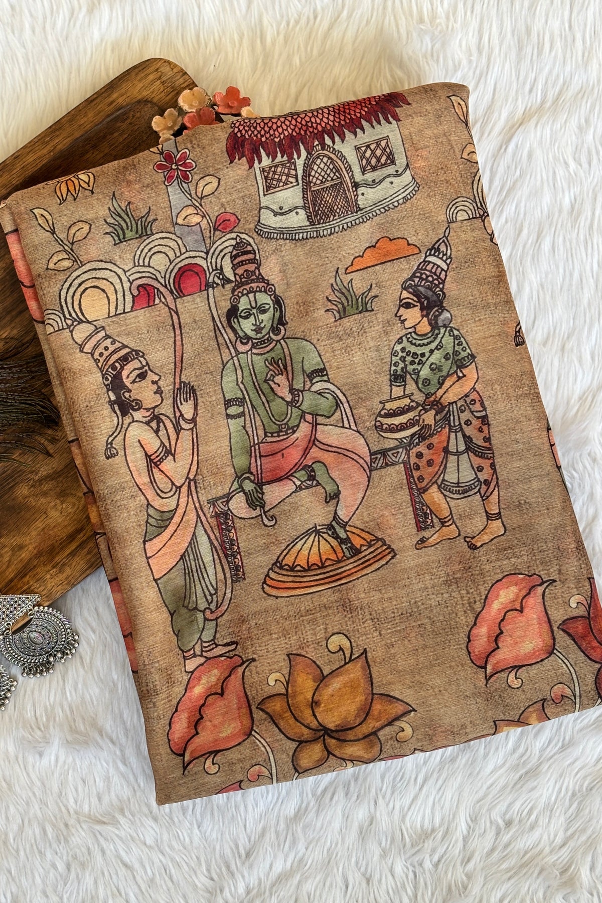 Polka Lok Chitra Saree