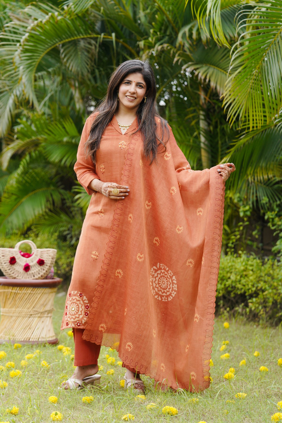 Mandala Mehka Handwork Suit Set