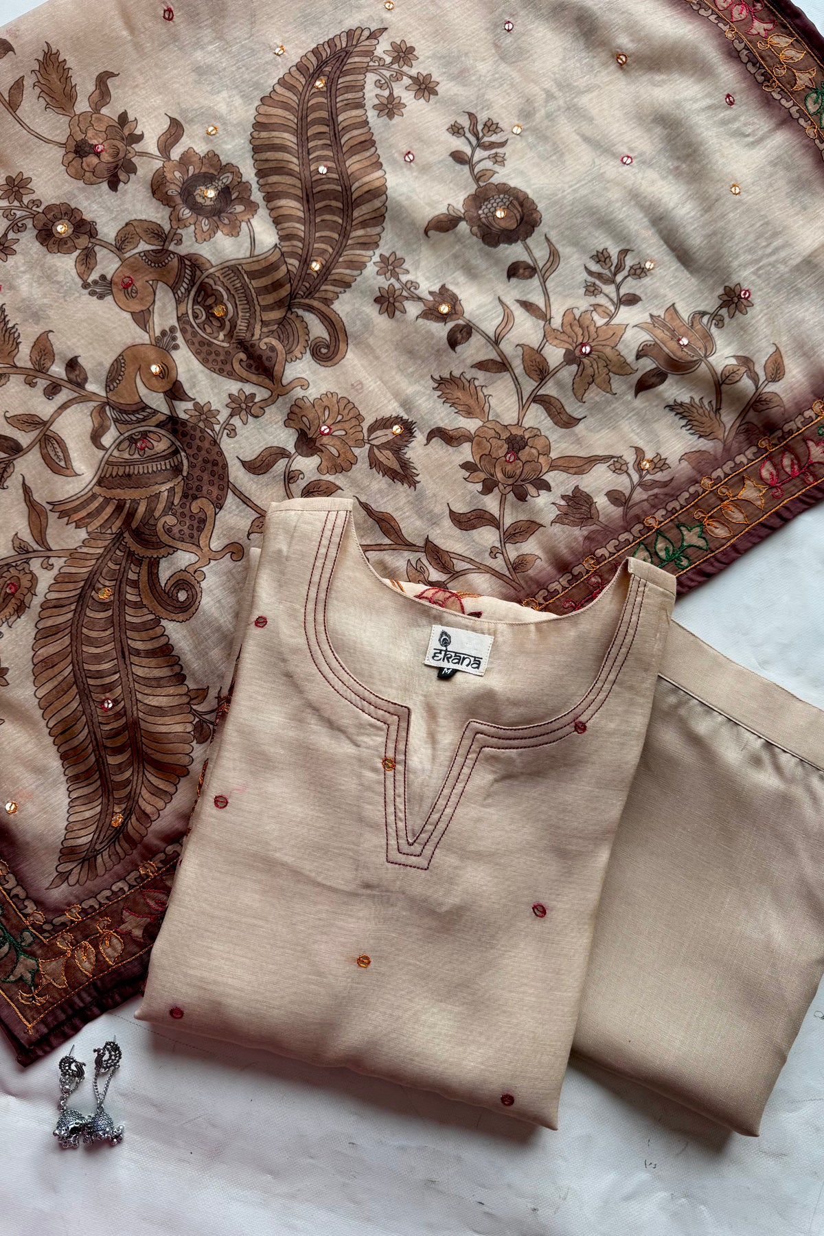 Bulbul Baari Handwork Suit Set