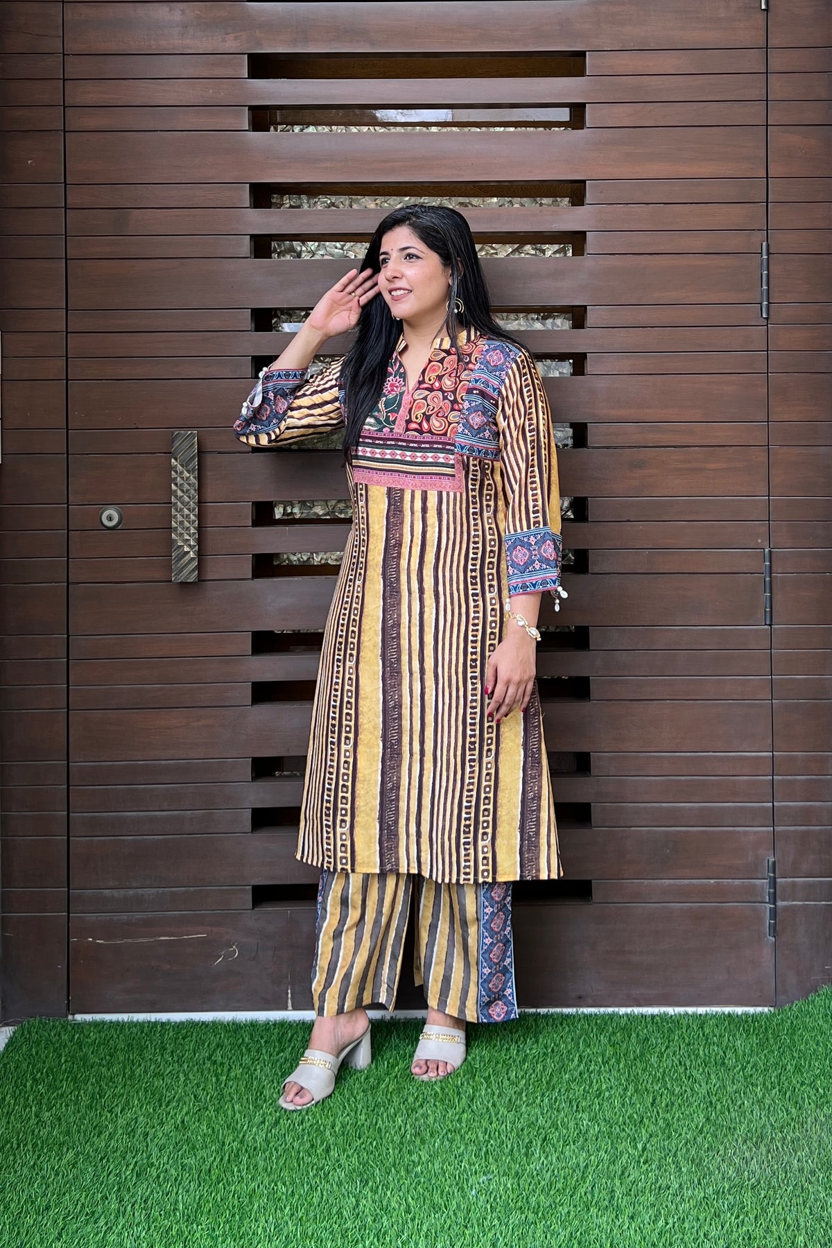 Sunny Delight Kurta Set-Kurta Set-Ekana Label