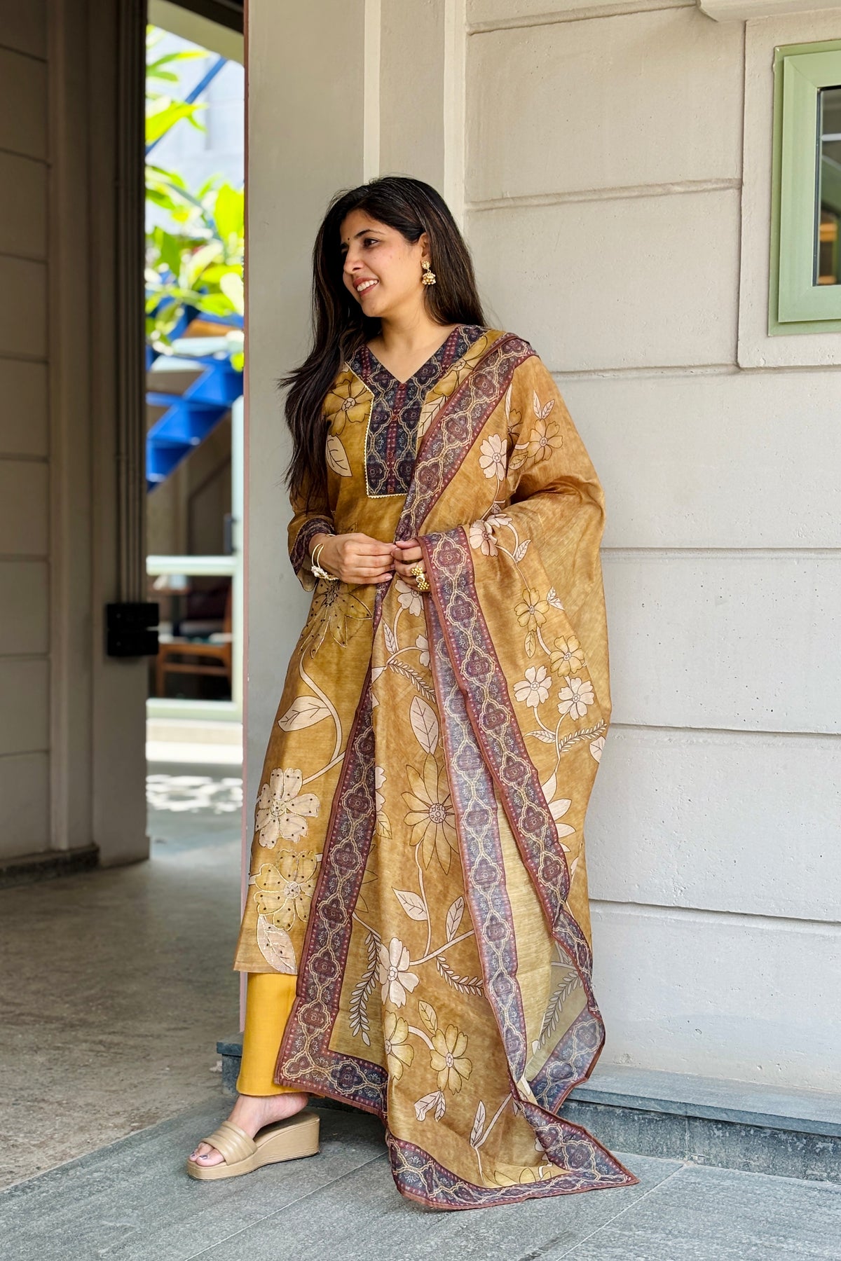 Mustard Heer Suit Set