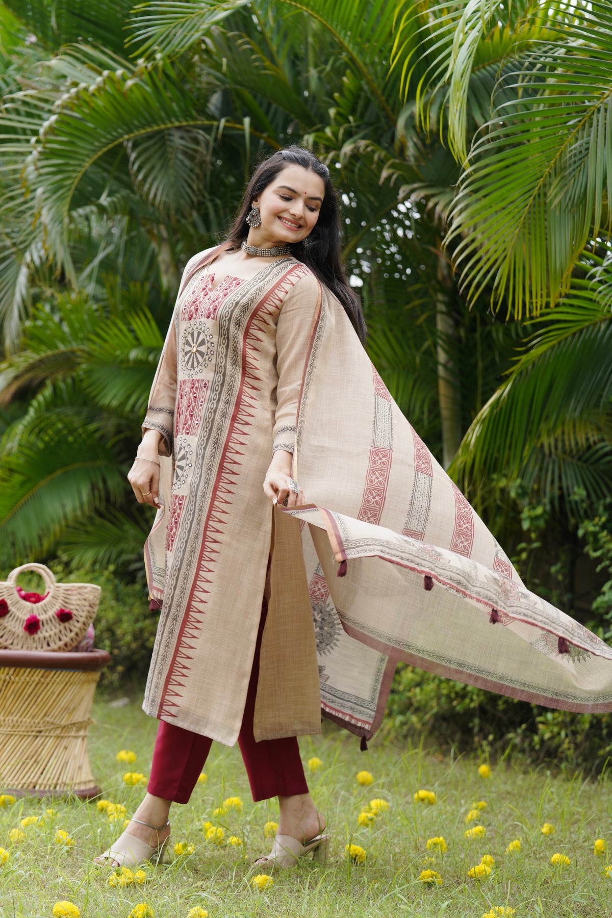 Noor Jhalak Handwork Suit Set