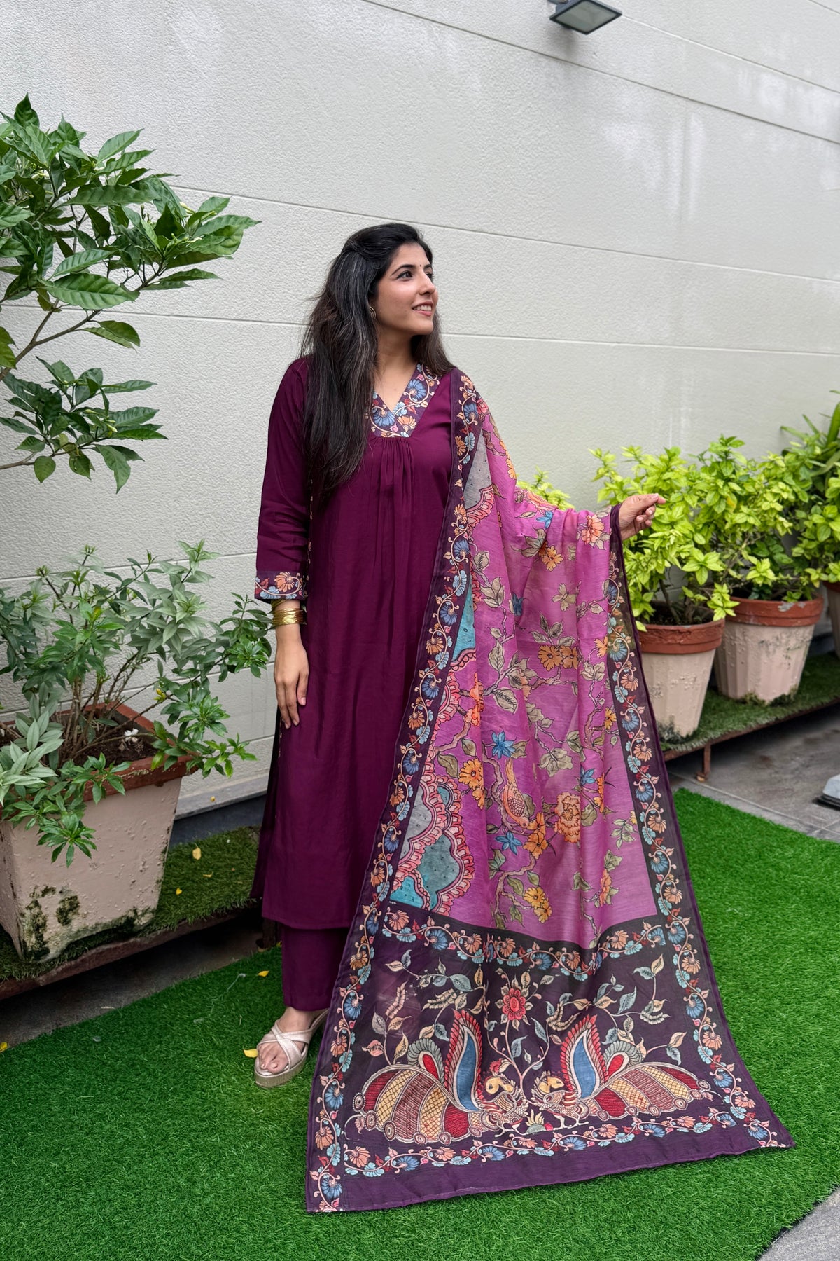 Zenya Purple Suit Set