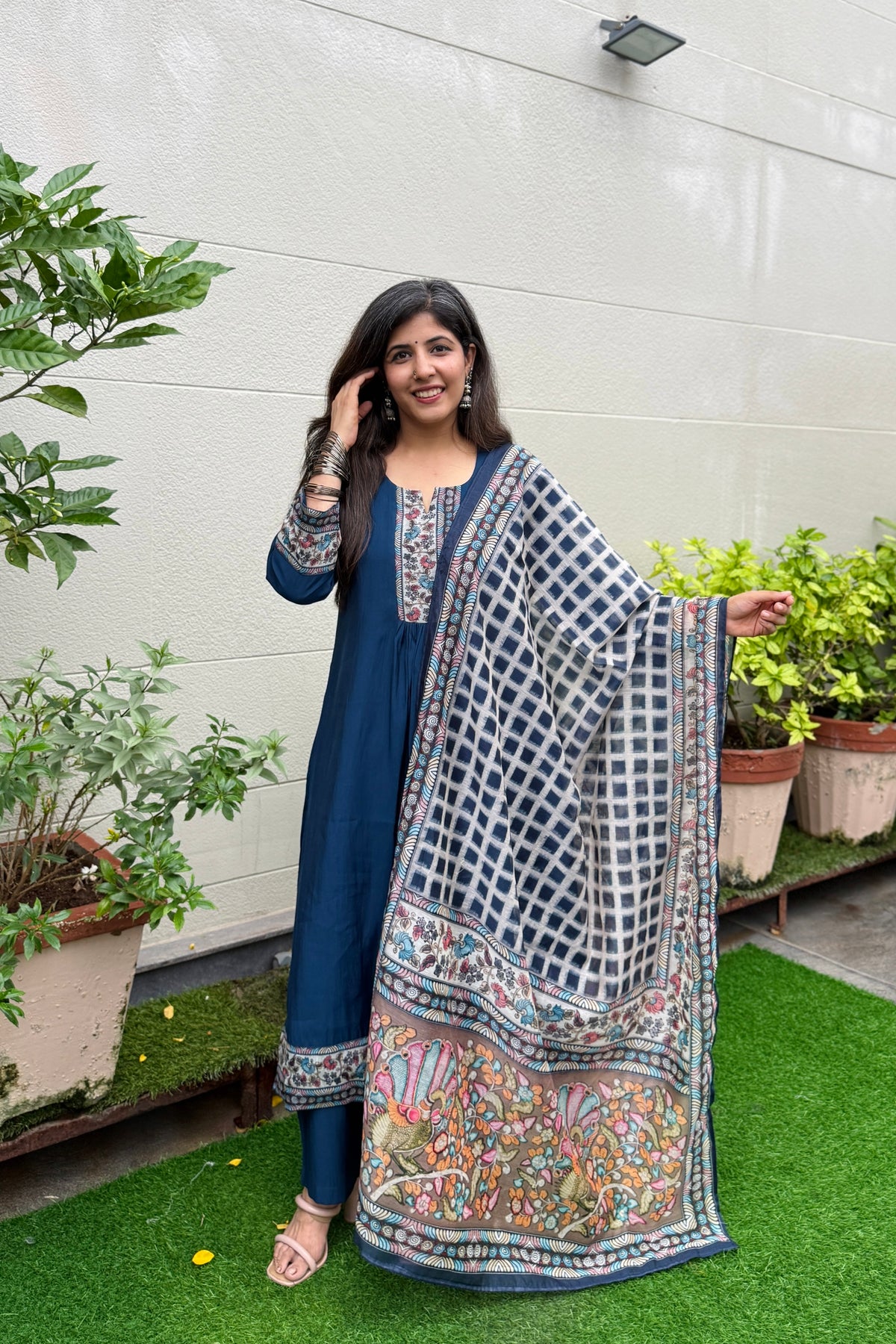 Anmol Blue Suit Set