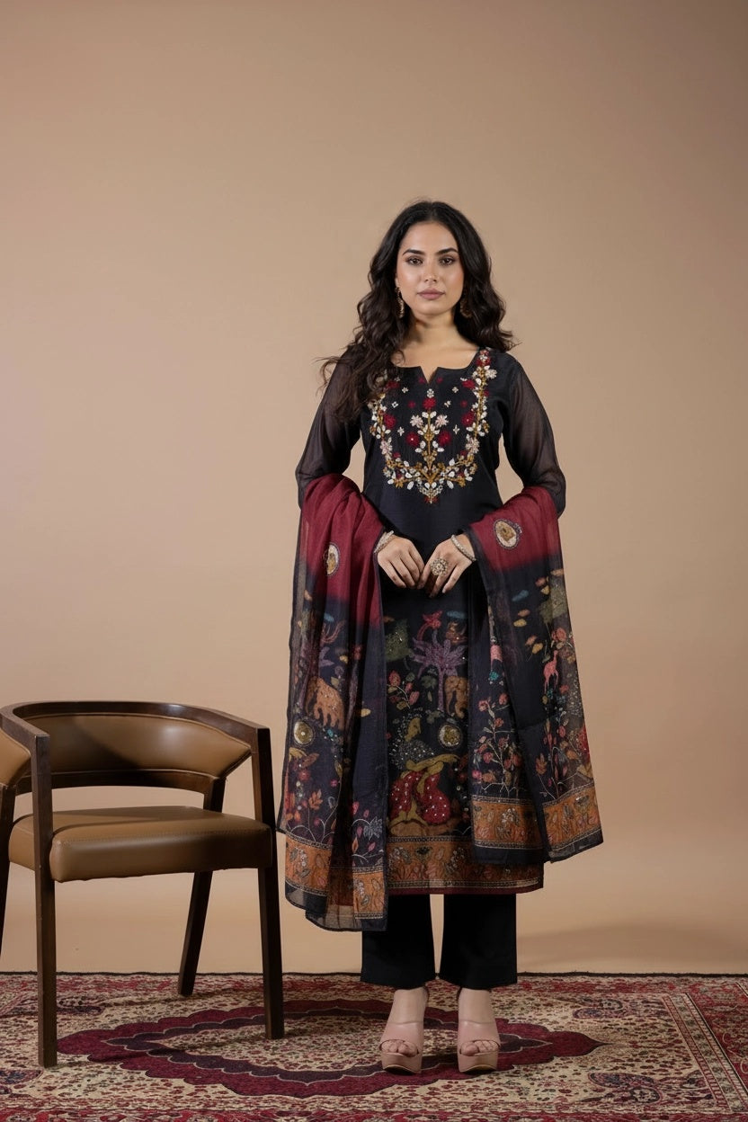 Raag Roohani Handwork Suit Set