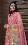 Punch Pink Jharokha saree