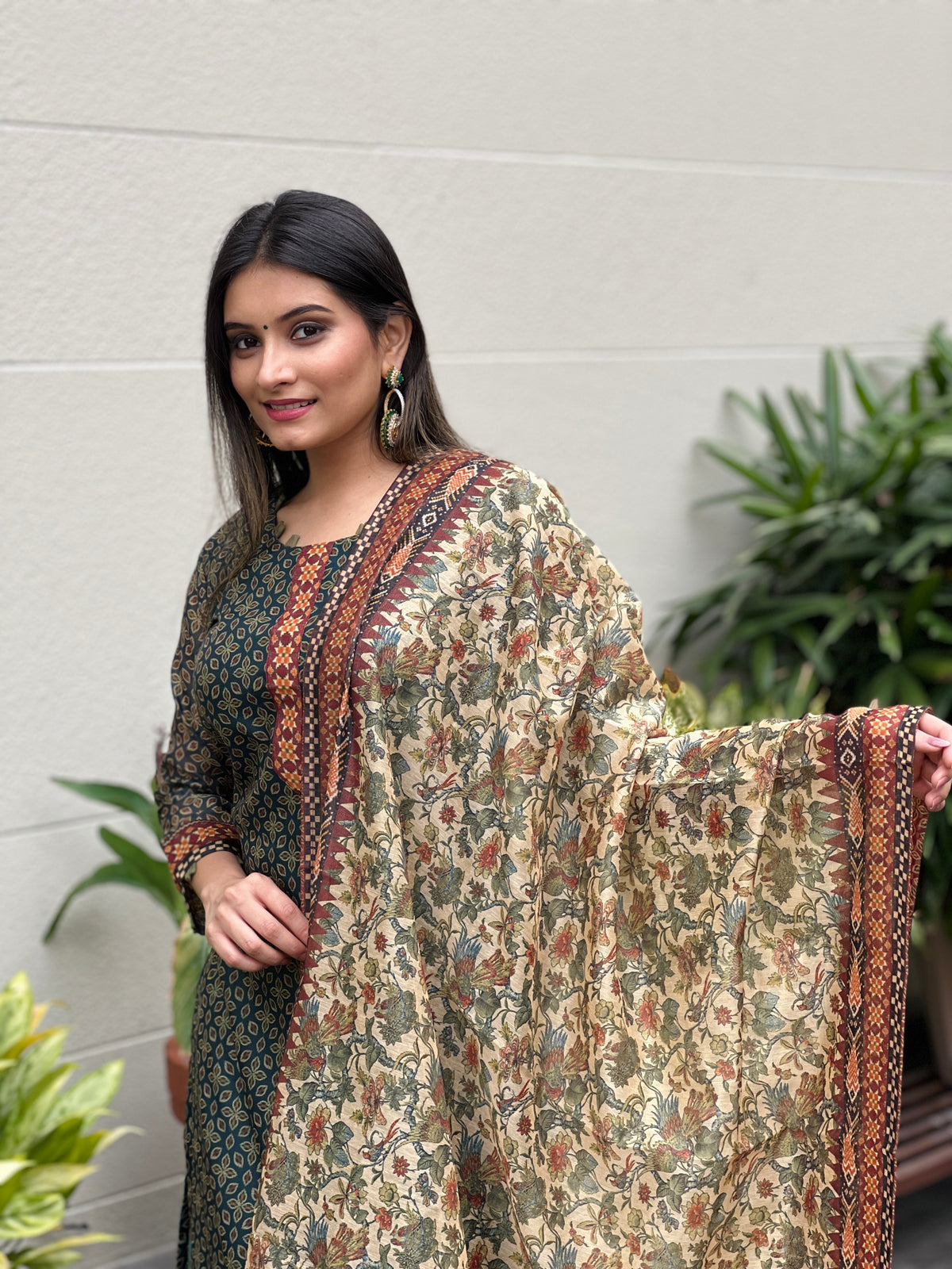 Ruhani Kalamkari Suit-Kurta Set-Ekana Label