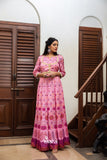 Rose Pink Jacket Gown