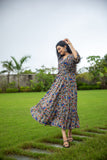 Hazel Kalamkari Dress
