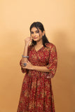 Dadhika Red Patola Dress