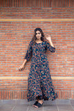 Jade Kalamkari Palazzo Set