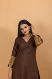 Brown Srini Pichwai Suit Set