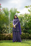 Purple Aaisha Suit Set