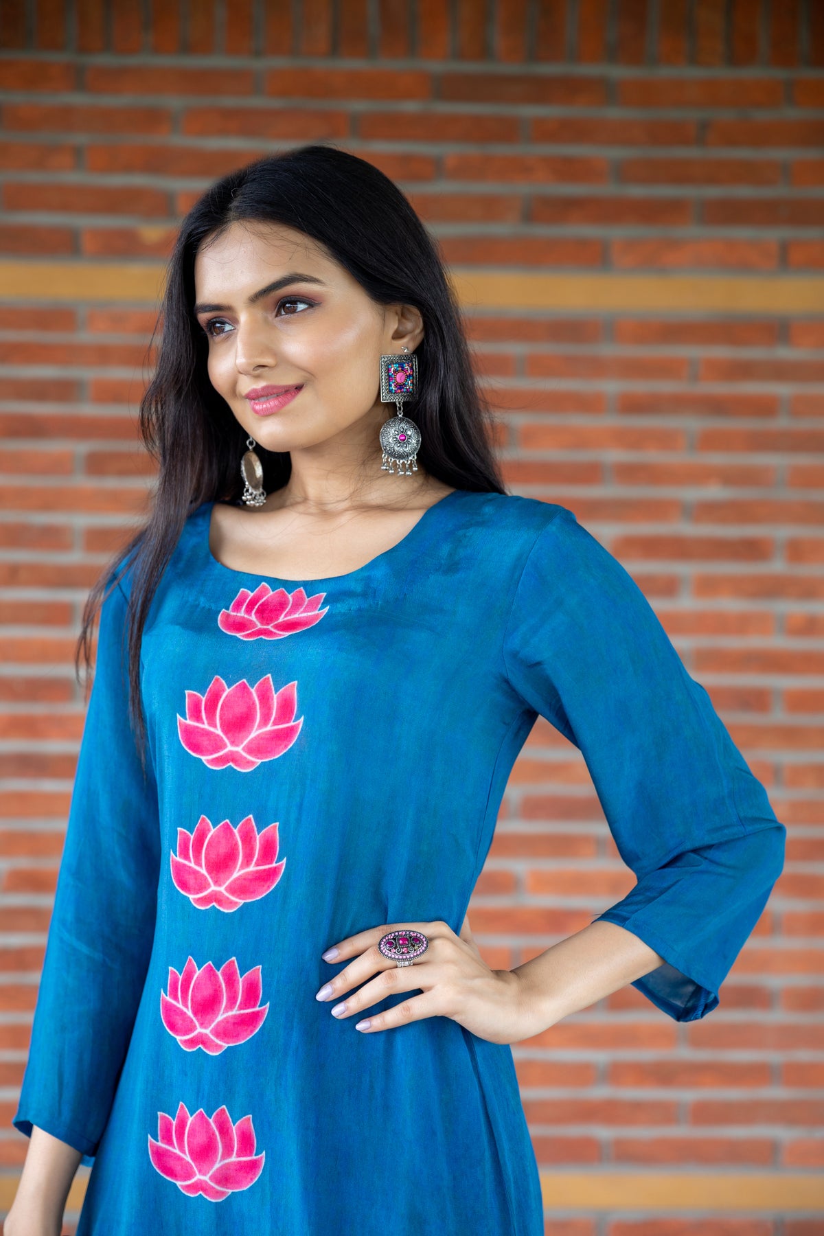 Sacred Lotus Palazzo Set-Clothing-Ekana Label