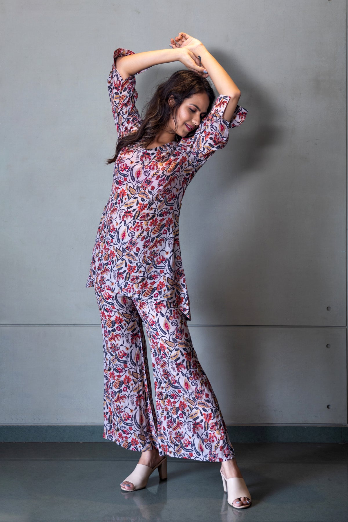 Amber Kalamkari Co-Ord Set-Clothing-Ekana Label
