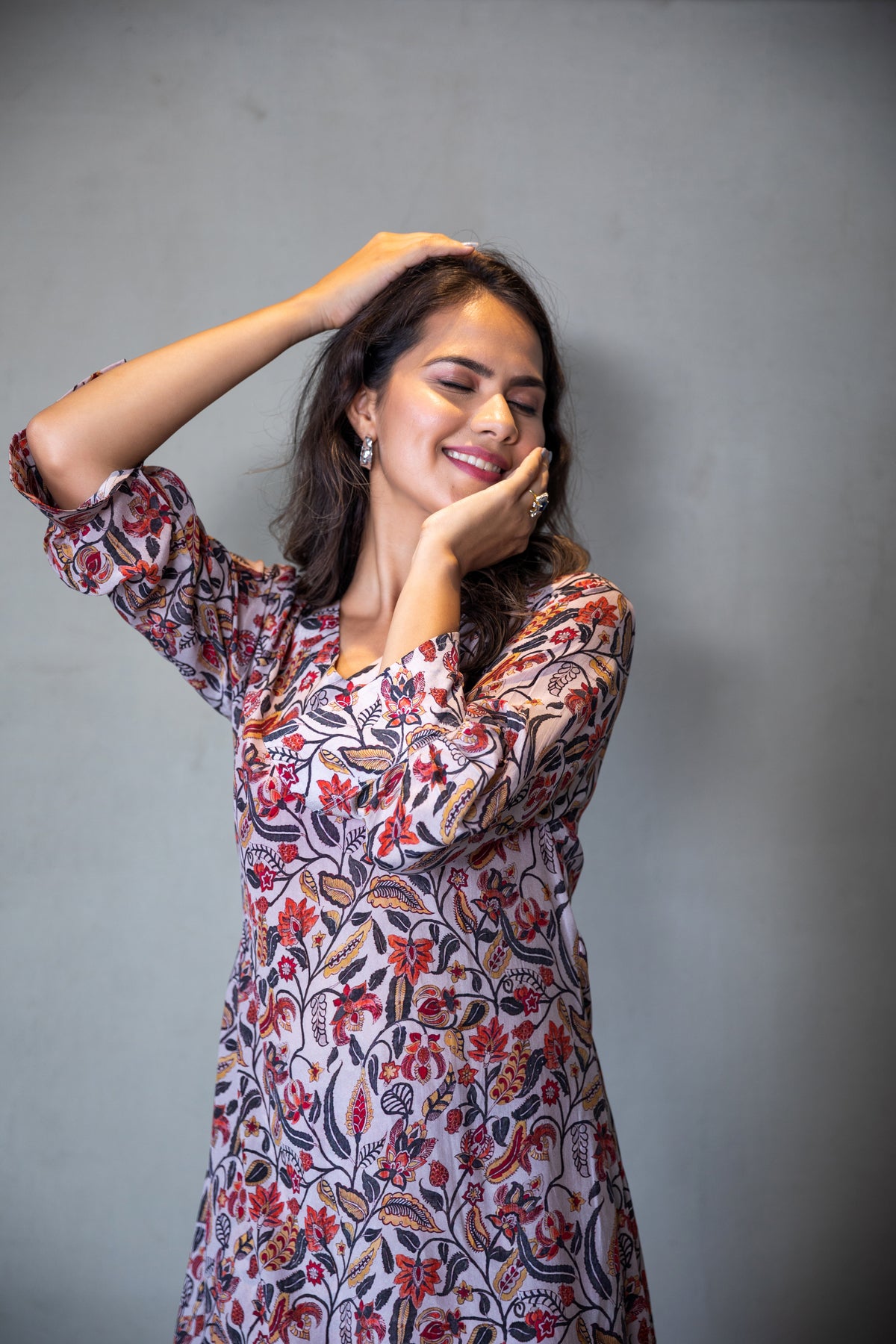 Amber Kalamkari Co-Ord Set-Clothing-Ekana Label